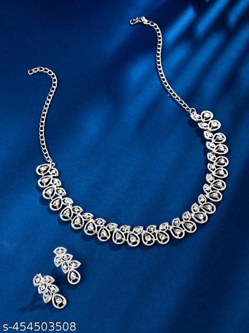 White Diamond Jewellery Set